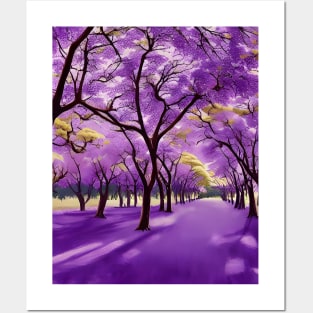 Jacarandas In Bloom Posters and Art